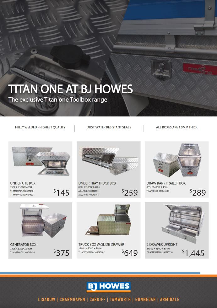 Titan One Truck Boxes 